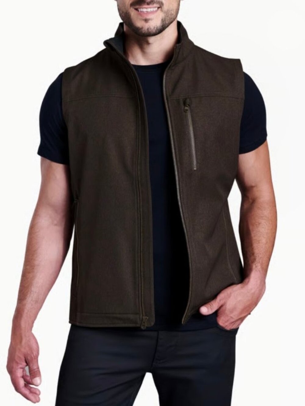 NWT Kuhl Men’s Impakt Vest Softshell Espresso M